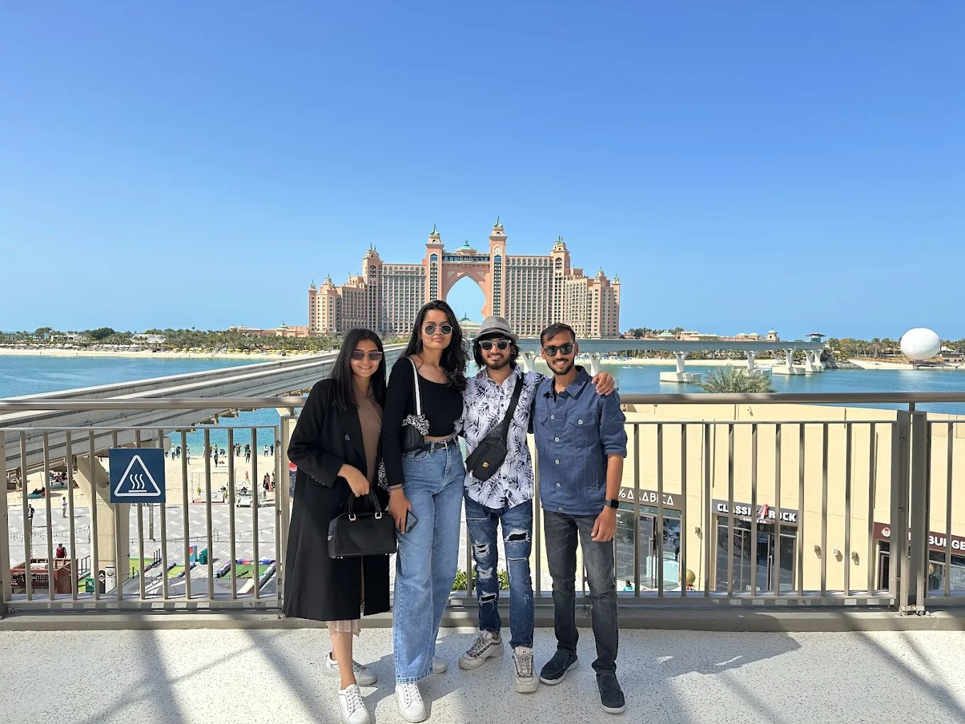Happy travellers